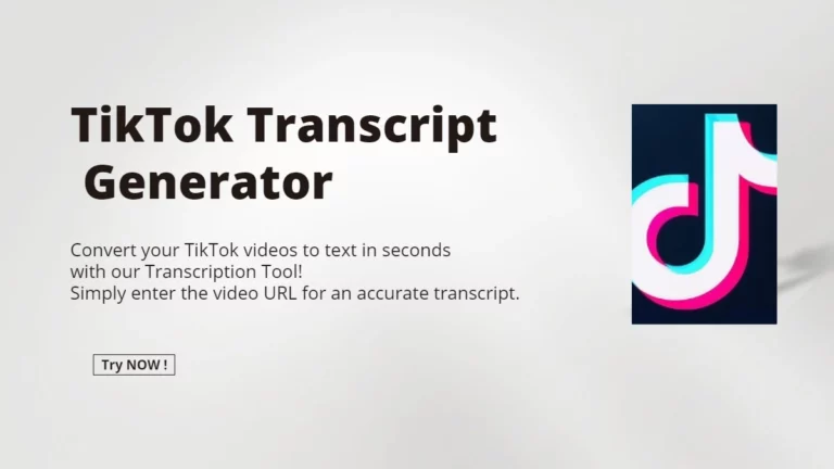 Generador de transcripciones de TikTok: Cómo convertir videos de TikTok a texto