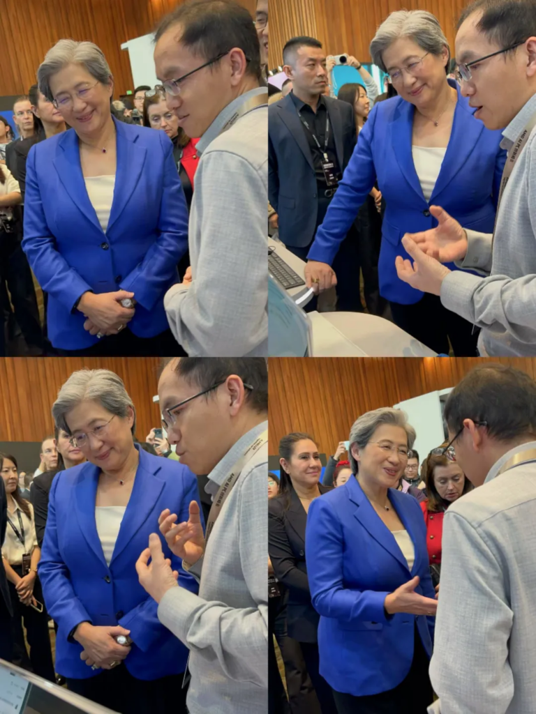 La Dra. Lisa Su conversa con Jiang Ling, fundadora de Xiaoduo Technology