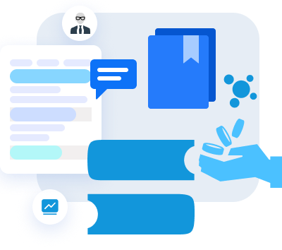 Un profesional que visualiza un resumen conciso de un informe comercial generado por un resumidor de libros en línea, lo que ayuda en la planificación estratégica y la toma de decisiones rápida.