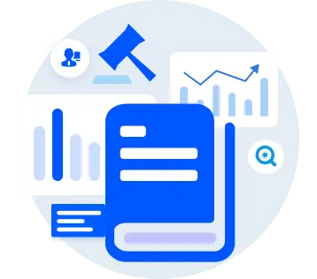 Profesional legal que utiliza el software Argue AI para estructurar un informe legal.