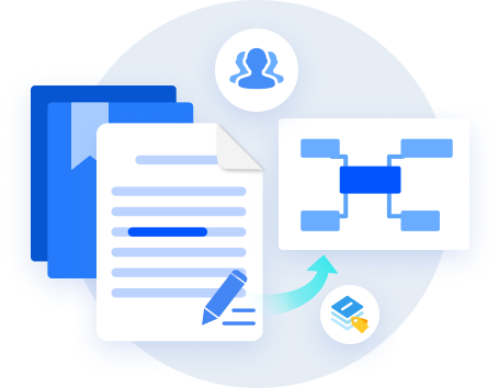 El plan de gestión de proyectos y las notas de reuniones se convierten rápidamente en un mapa mental intuitivo mediante el generador de mapas mentales de IA gratuito, lo que ayuda a los equipos a realizar un seguimiento de las tareas y los plazos de manera eficaz.
