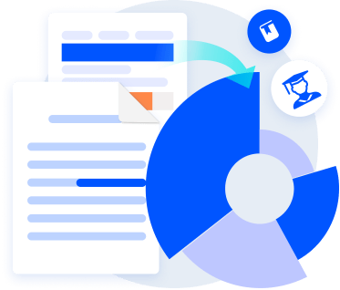 Estudiantes e investigadores para el generador de gráficos circulares de IA