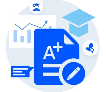 Imagen de un estudiante concentrado revisando una guía de estudio generada por IA en la pantalla de una laptop. La guía incluye diagramas anotados y tarjetas didácticas creadas a partir de los documentos académicos que subió, lo que indica una preparación eficiente para el examen.