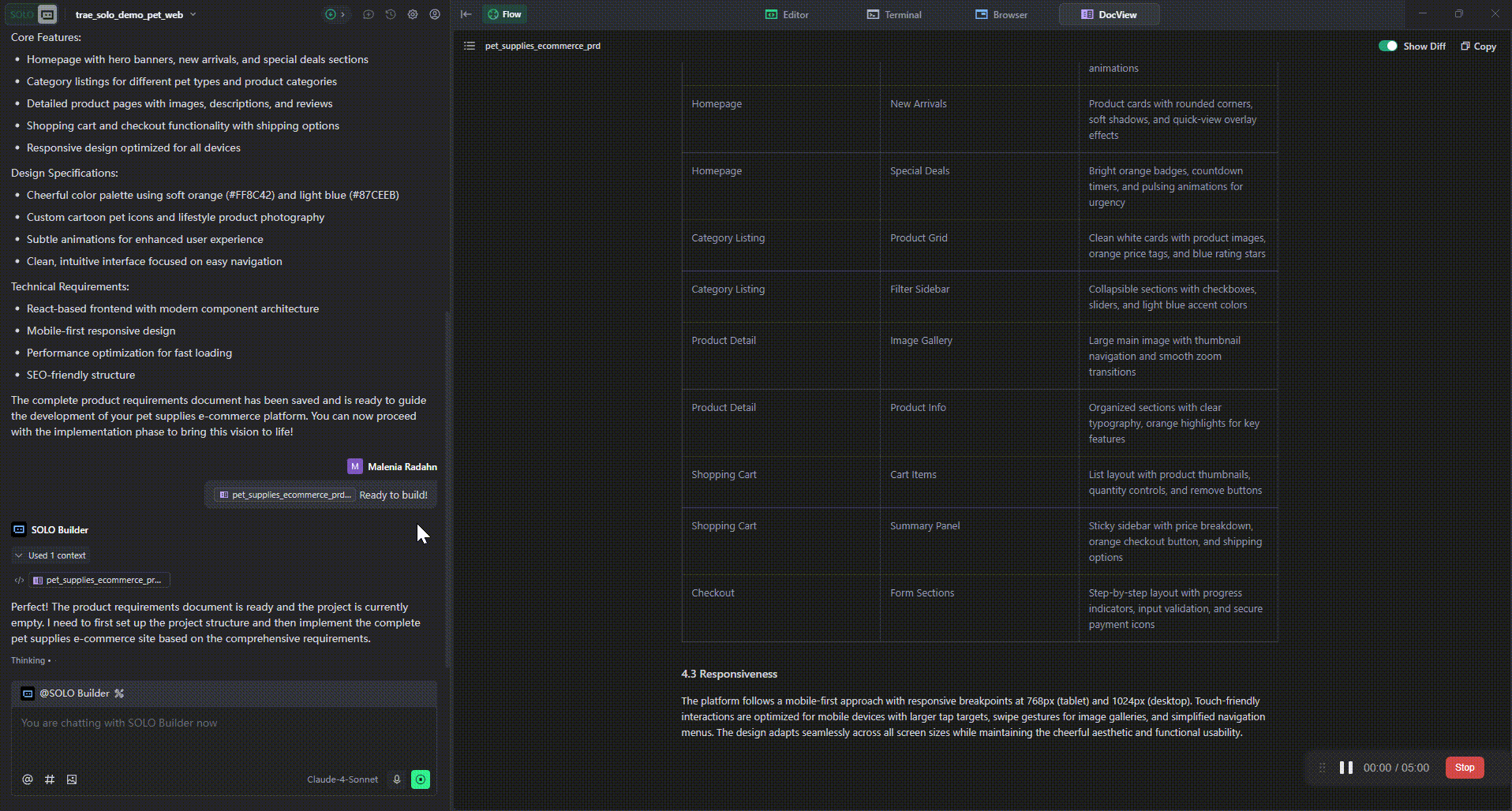 Generando relaciones públicas de comercio electrónico sobre Desde un solo aviso hasta la implementación completa | Trae 2.0: SOLO es todo lo que necesitas