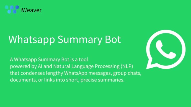 Bot de resumen de WhatsApp: 9 usos innovadores