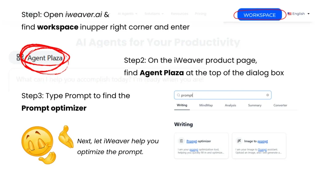 Optimizador de indicaciones de IA