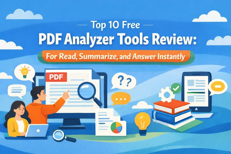 Las 10 mejores herramientas gratuitas para analizar PDF en 2026: lee, resume y responde al instante