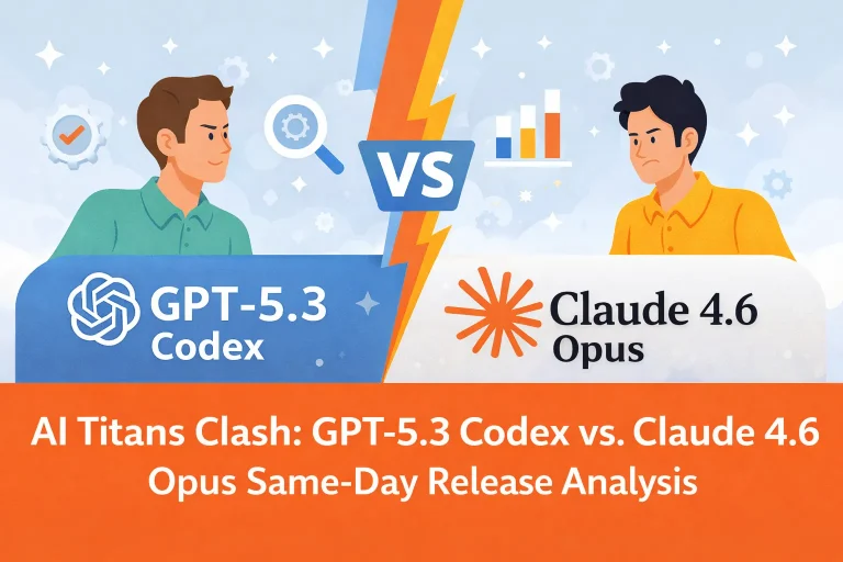 Choque de Titanes de la IA: Análisis del lanzamiento del mismo día de GPT-5.3 Codex vs. Claude 4.6 Opus