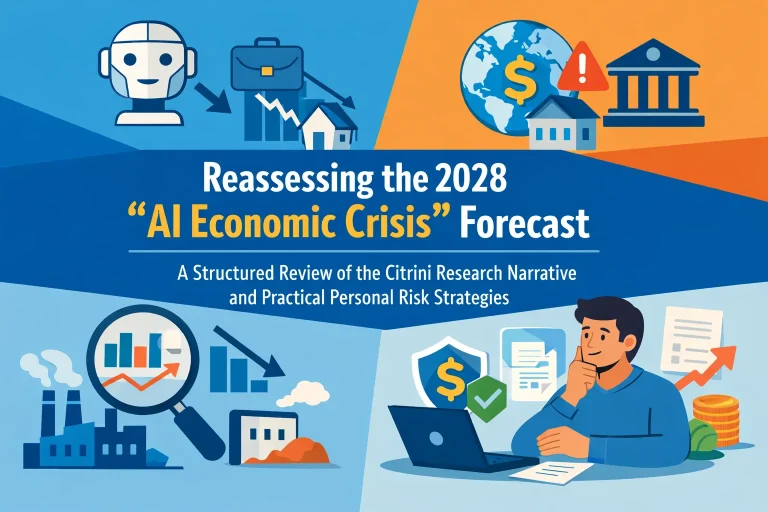 Reevaluación del pronóstico de la “Crisis Global de Inteligencia de 2028”: Una revisión estructurada de la narrativa de investigación de Citrini y estrategias prácticas de riesgo personal