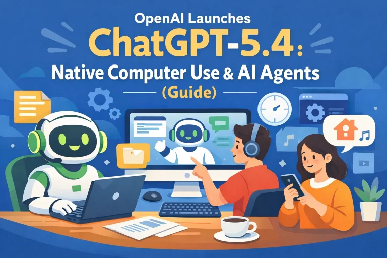 OpenAI lanza ChatGPT-5.4: Uso nativo de computadoras y agentes de IA (Guía)